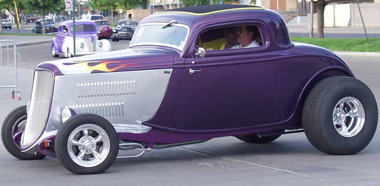34 Ford Hiboy Chopped 3W Coupe